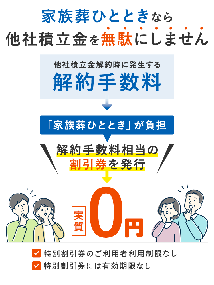 会員制度 | 吹田市・茨木市・摂津市の葬儀・葬式なら【公式】家族葬