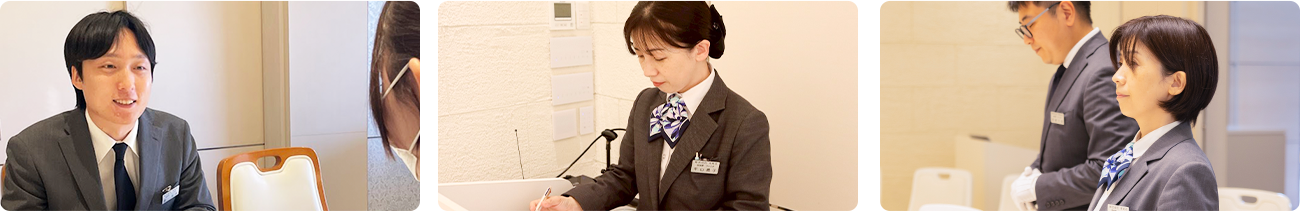 家族葬ひとときは、プロのスタッフが対応