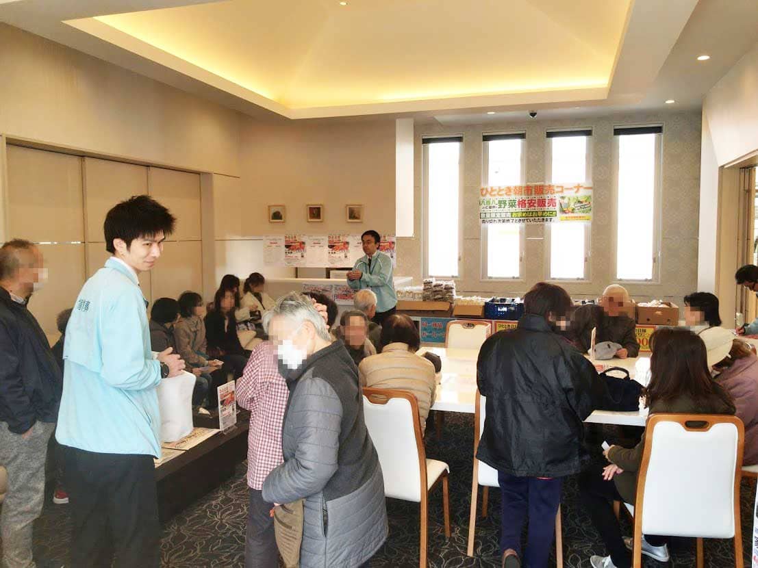 3月【ひとときの朝市】開催の様子♪