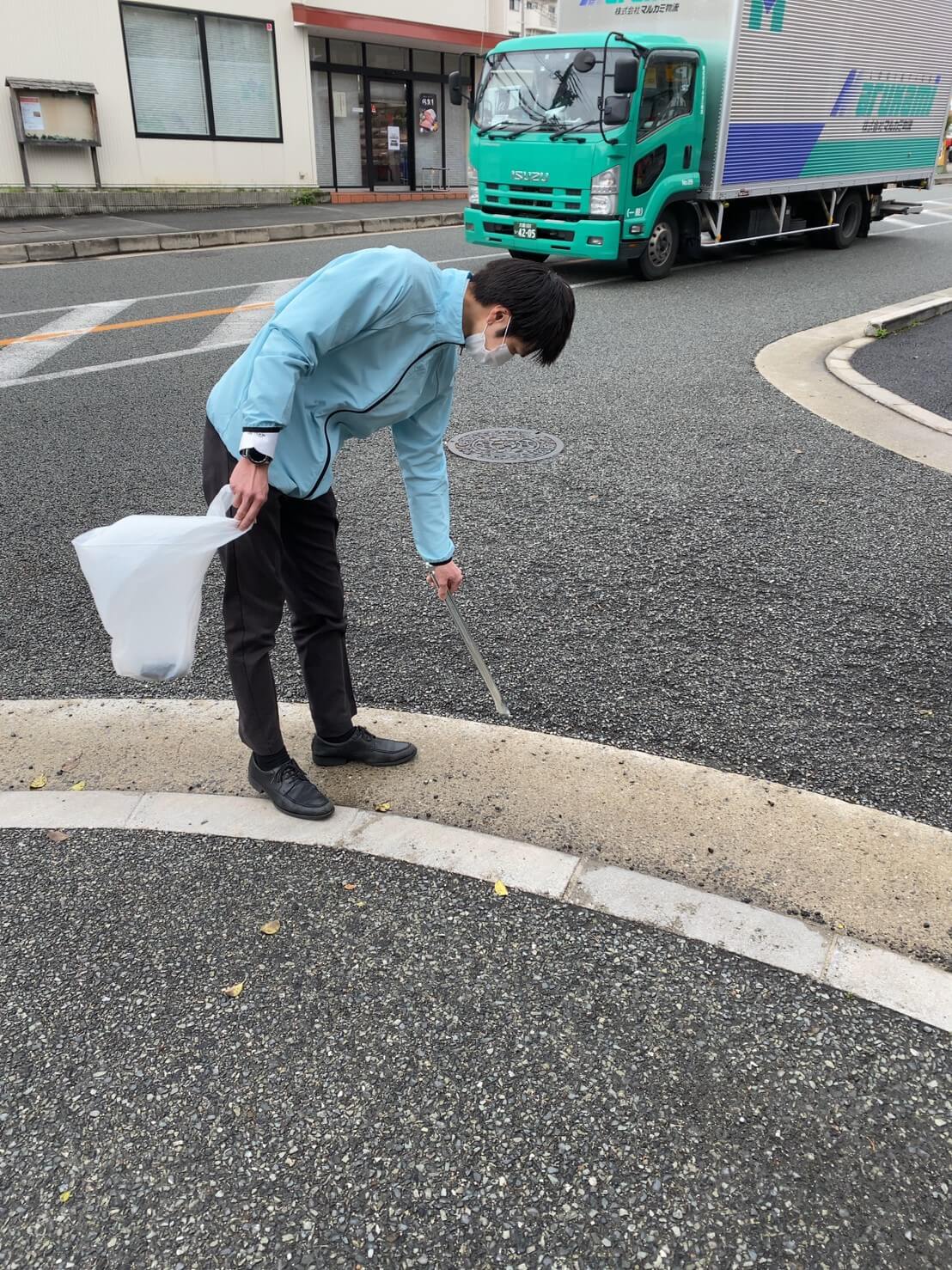 吹田市山田　地域清掃