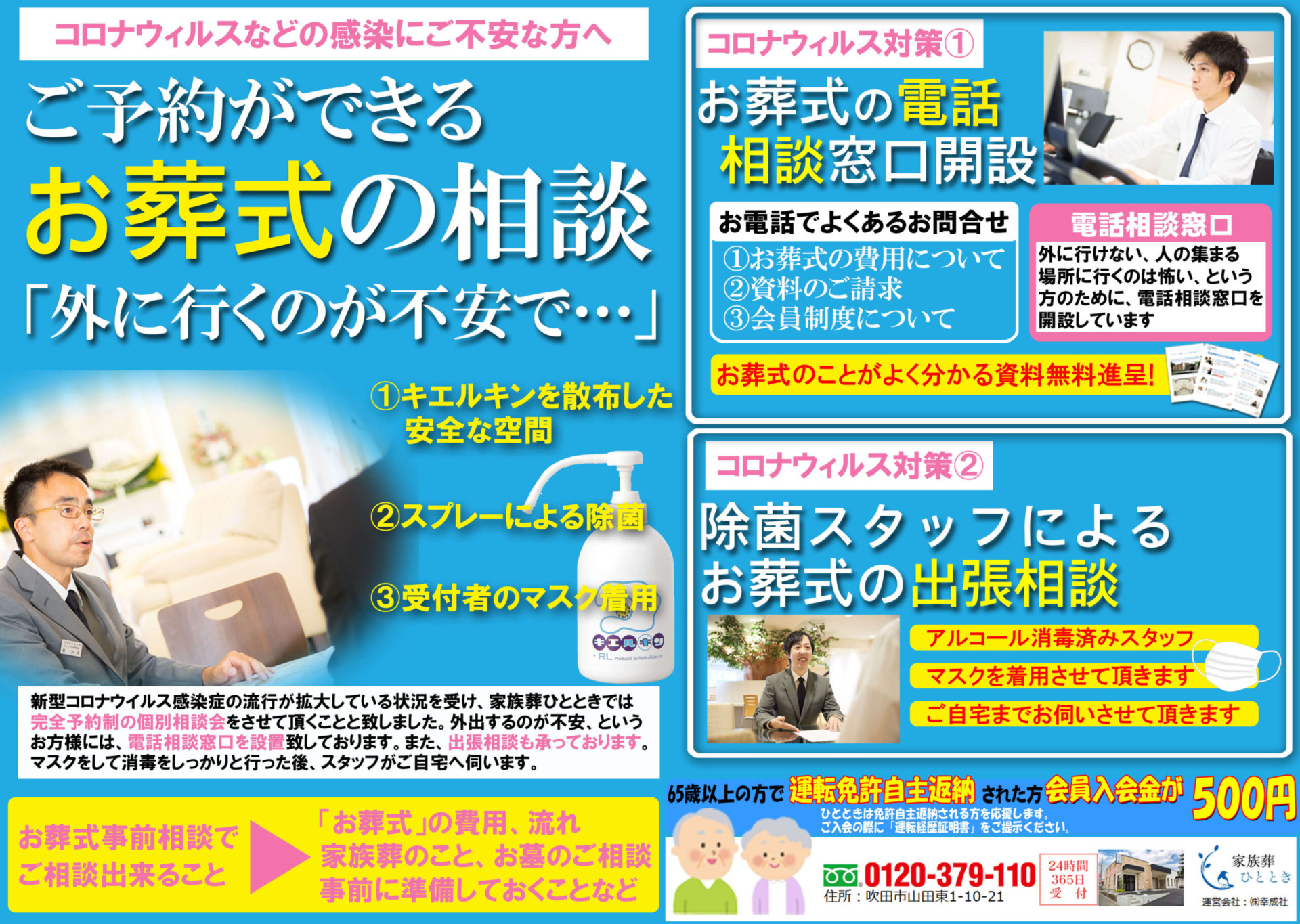 新型コロナウィルス感染症対策について