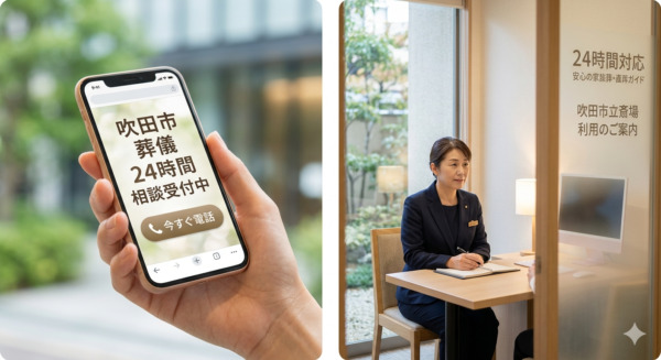【吹田市】一級葬祭ディレクターが教える24時間365日対応の葬儀社選び